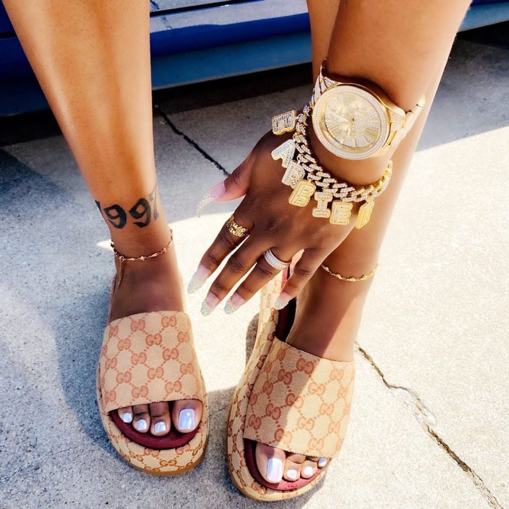 Gucci Angelina Slides